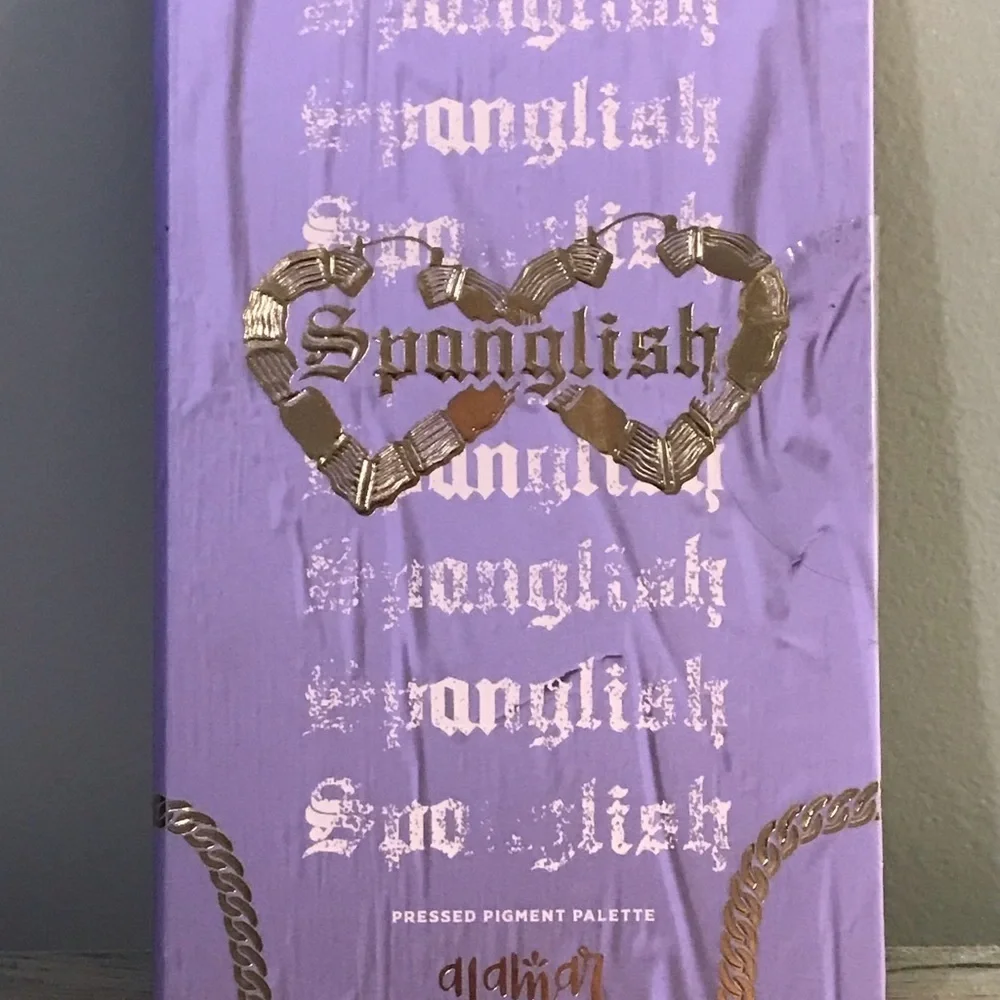 NWT Alamar Cosmetics Spanglish Pressed Pigment Eyeshadow Palette
